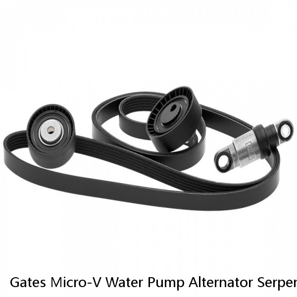 Gates Micro-V Water Pump Alternator Serpentine Belt for 1987-1999 Toyota sz #1 small image