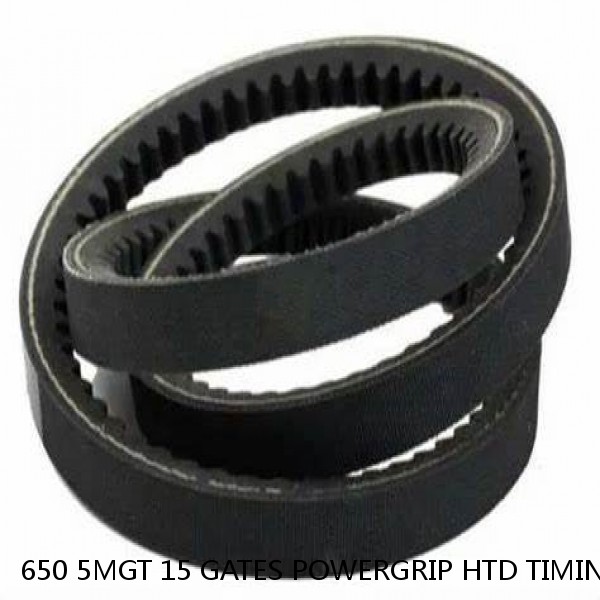 650 5MGT 15 GATES POWERGRIP HTD TIMING BELT 5M PITCH, 650MM LONG, 15MM WIDE #1 small image
