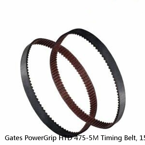 Gates PowerGrip HTD 475-5M Timing Belt, 15 mm wide, NEW #1 image